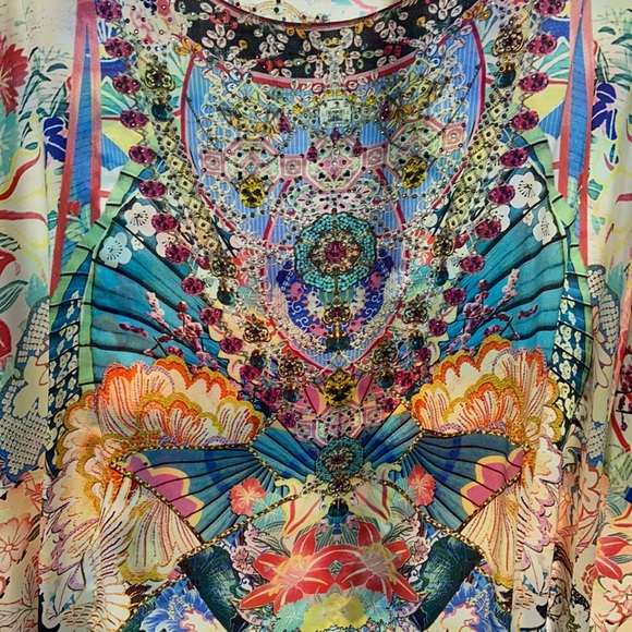 Camilla Kaftan Dress - a stunner , beautiful colours , one size fits all - Picture 3 of 9